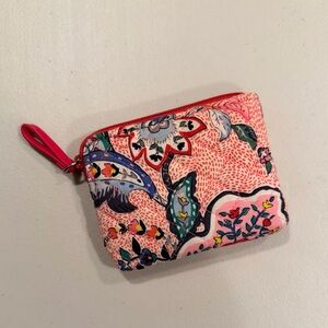Vera Bradley | Stitched Flowers quilted mini purse